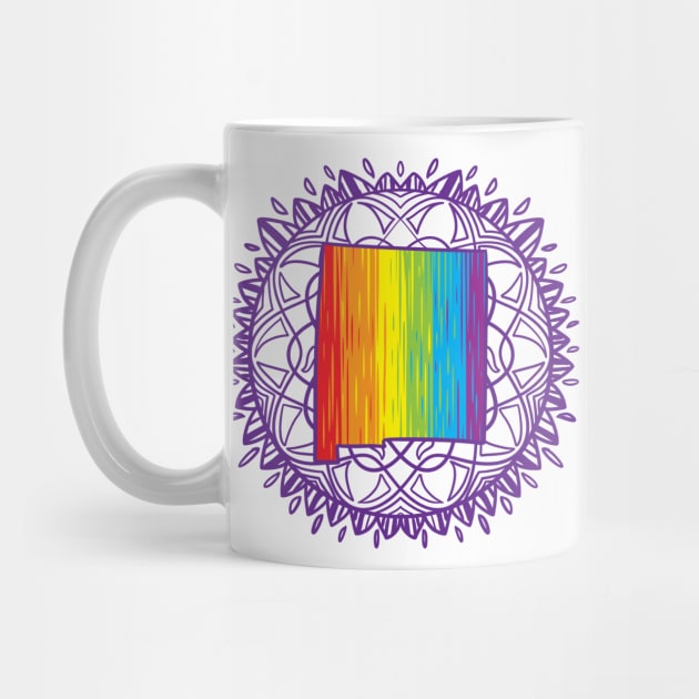 New Mexico Mandala Pride by Manfish Inc.